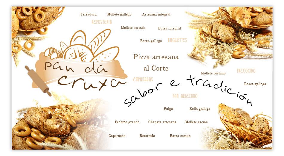 Diseño LogoTipo y Rotulación | Pan da Cruxa