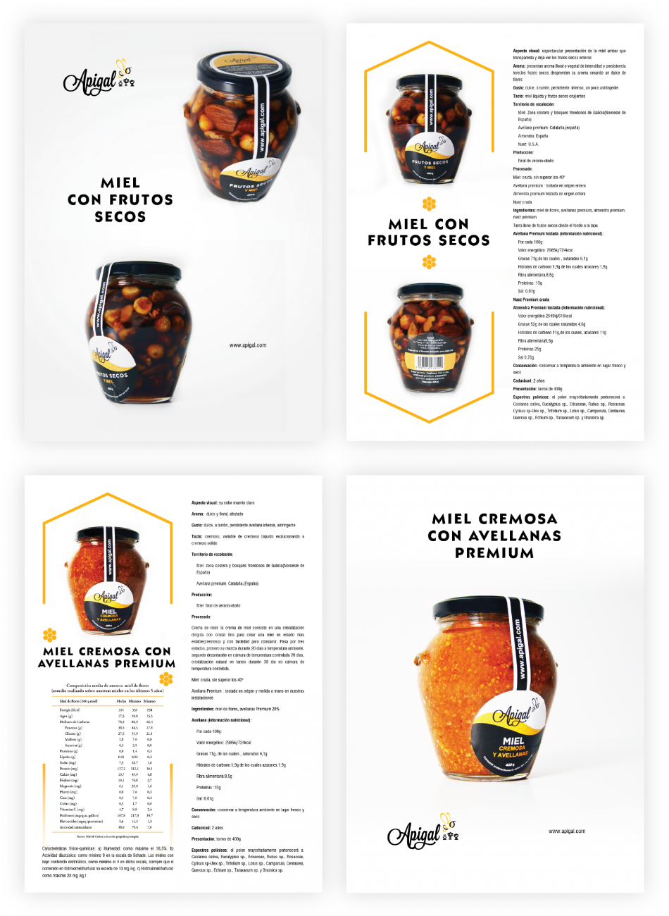 Miel de Galicia - Ficha Productos APIGAL | Apigal