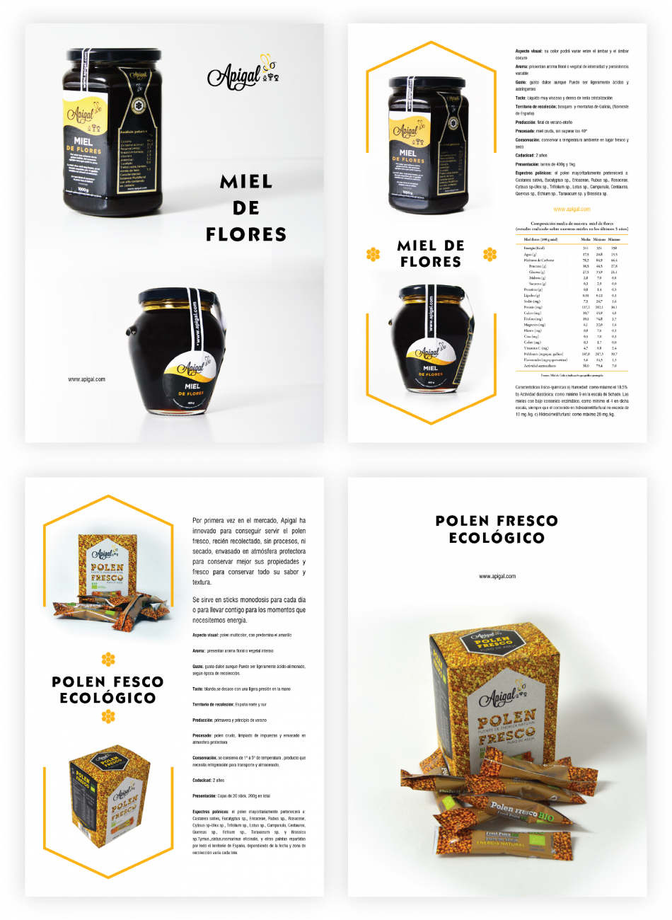 Miel de Galicia - Ficha Productos APIGAL | Apigal