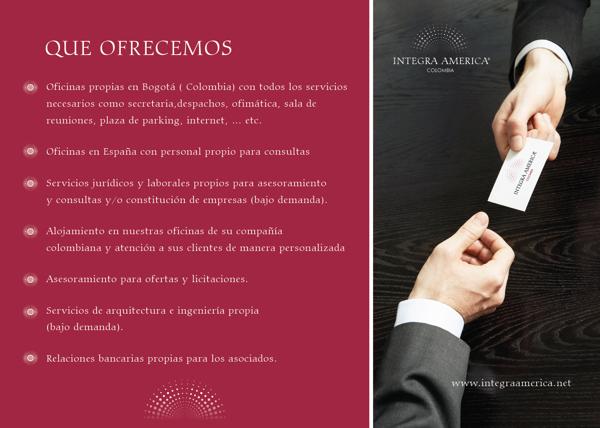 Diseño Dossier Integra América | Integra América