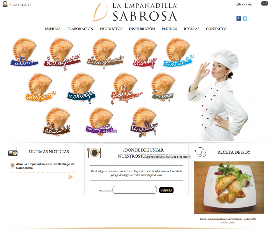 Nueva Web  | La empanadilla Sabrosa