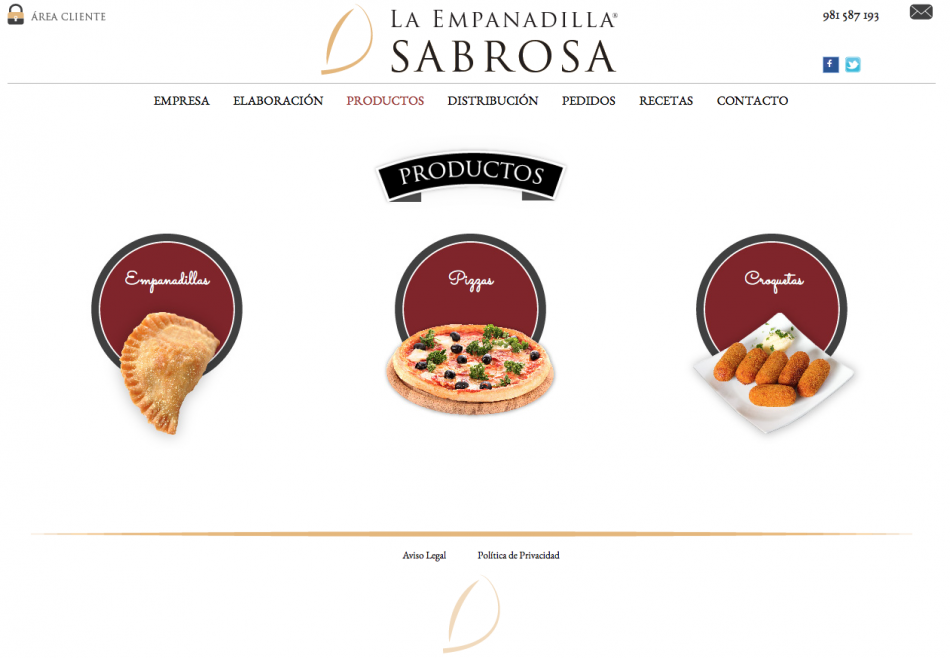 Nueva Web  | La empanadilla Sabrosa