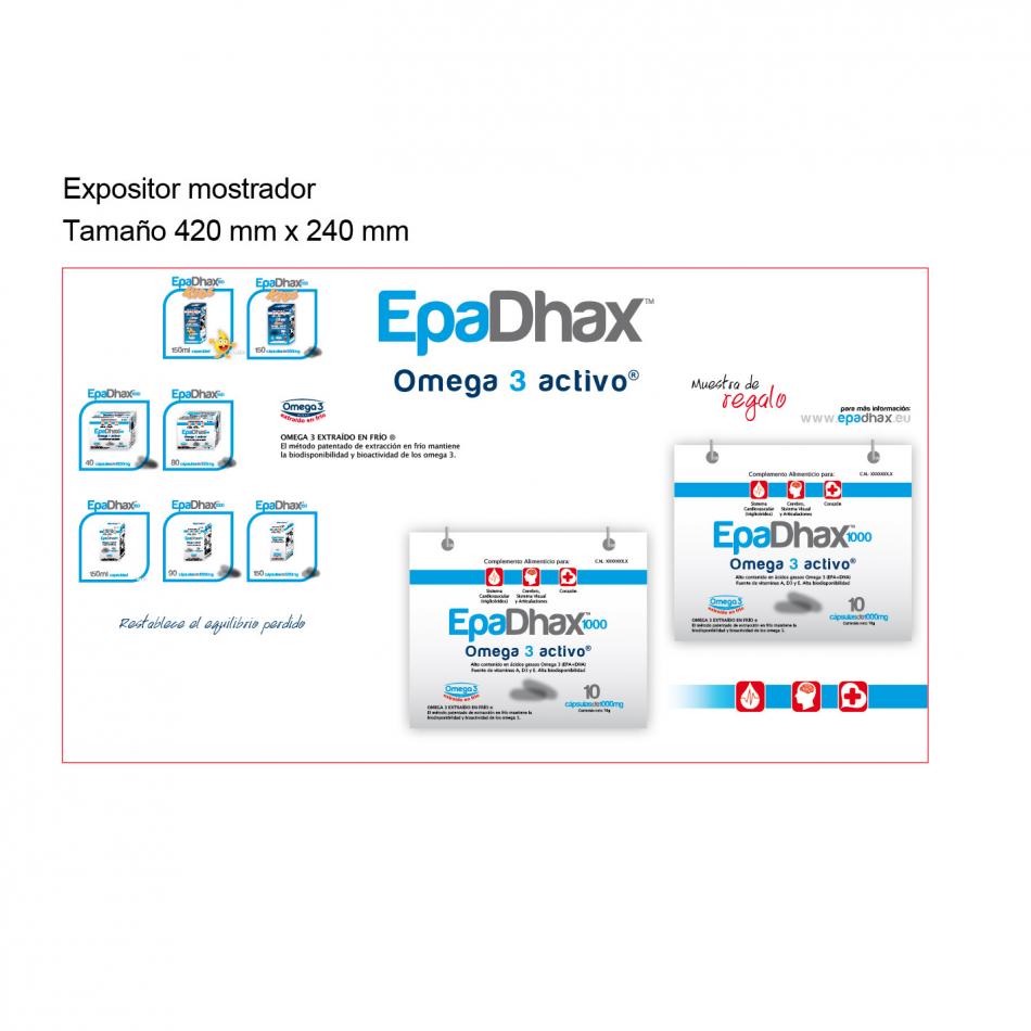 Diseño Expositor  | EpaDhax Omega 3 Activo