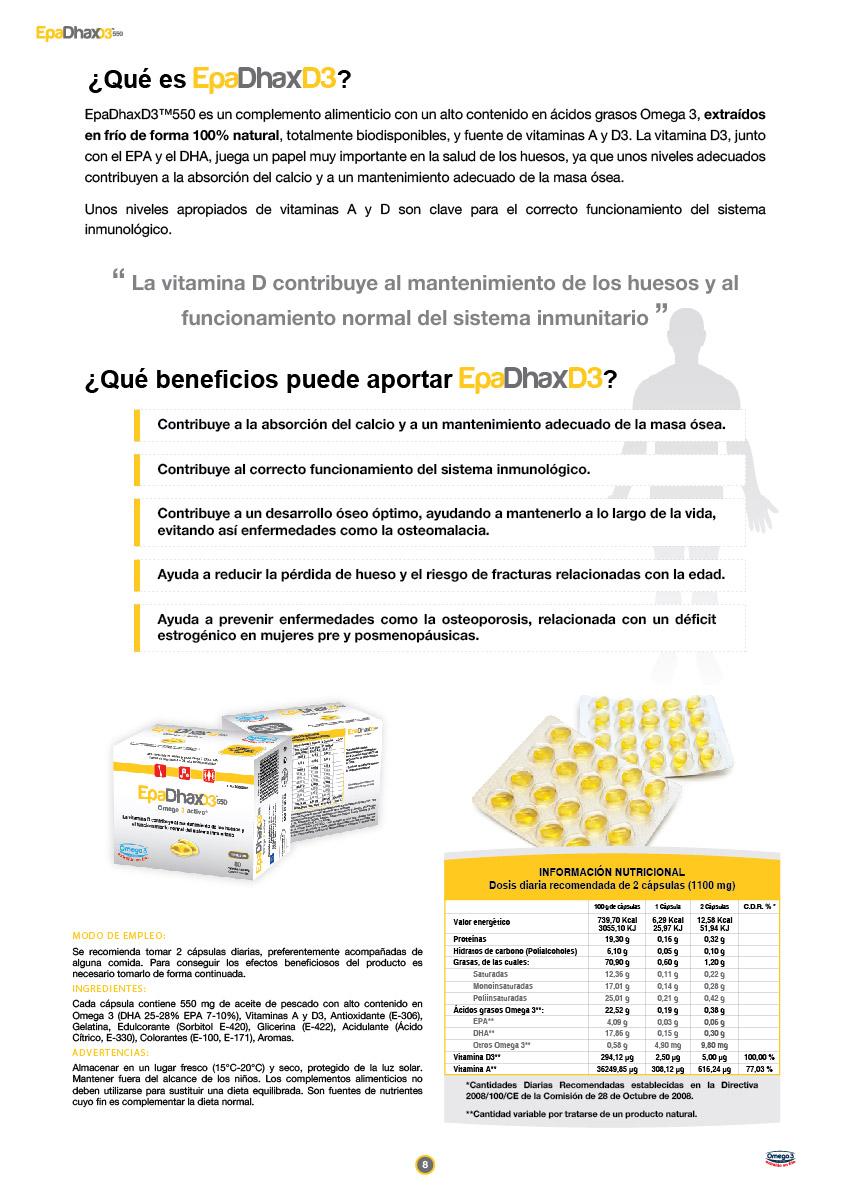 Nueva imagen corporativa EpaDhax | EpaDhax Omega 3 Activo