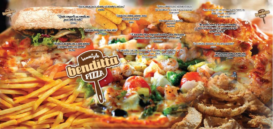 Diseño Imagen corporativa | Benditapizza