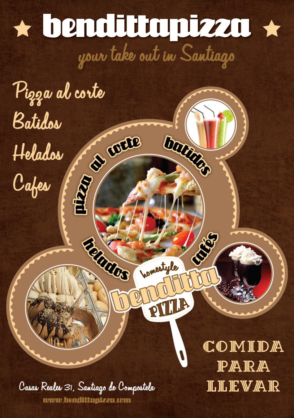 Diseño Imagen corporativa | Benditapizza