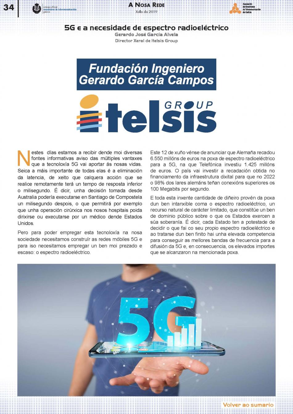 A Nosa Rede | Colexio oficial enxeñeiros de telecomunicación de Galicia