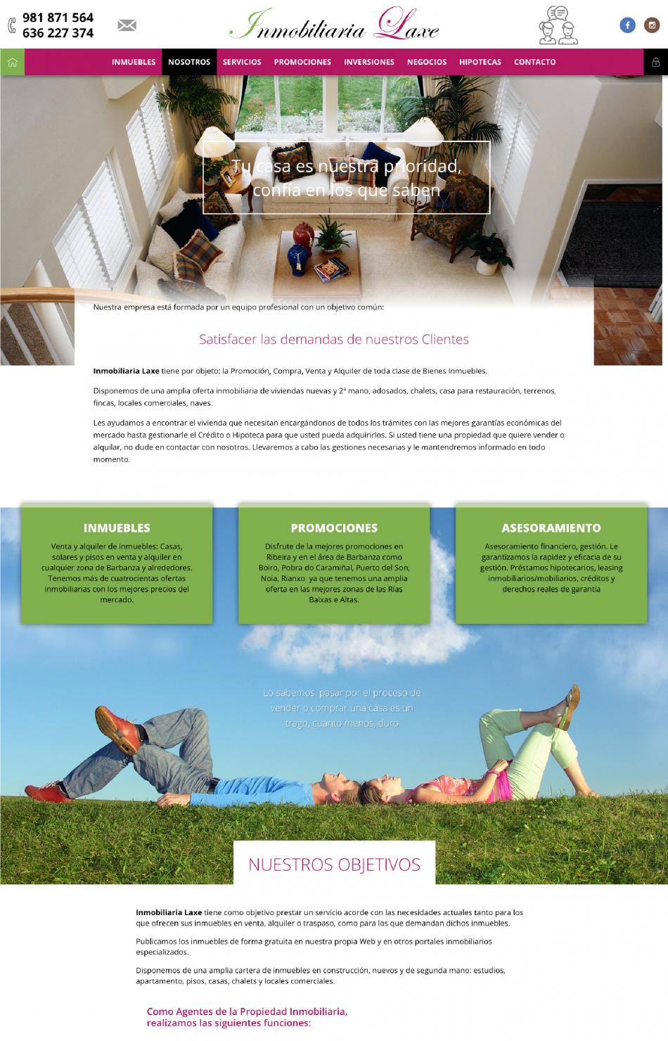 Portal Inmobiliario Ribeira | Inmobiliaria Laxe