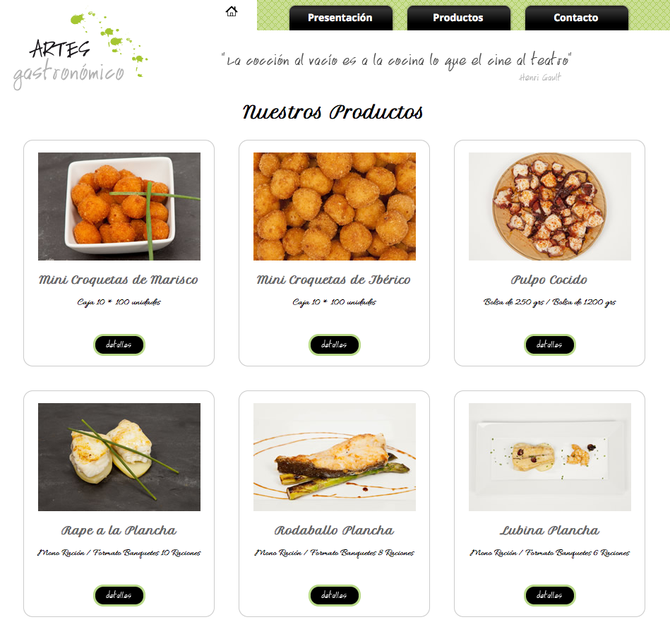 Artes Gastronómico
