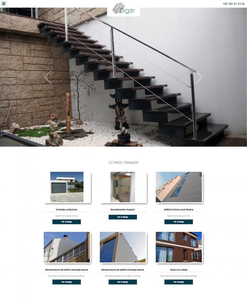 Nueva página web Digar
