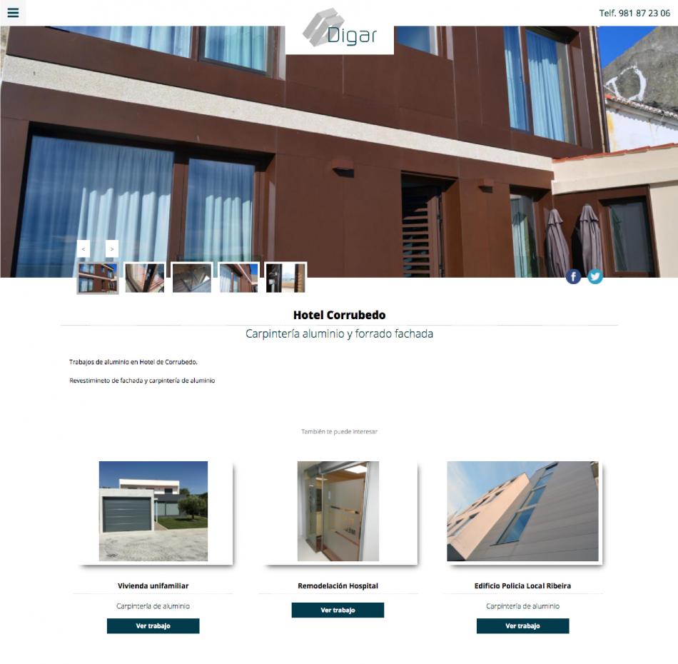 Nueva página web Digar