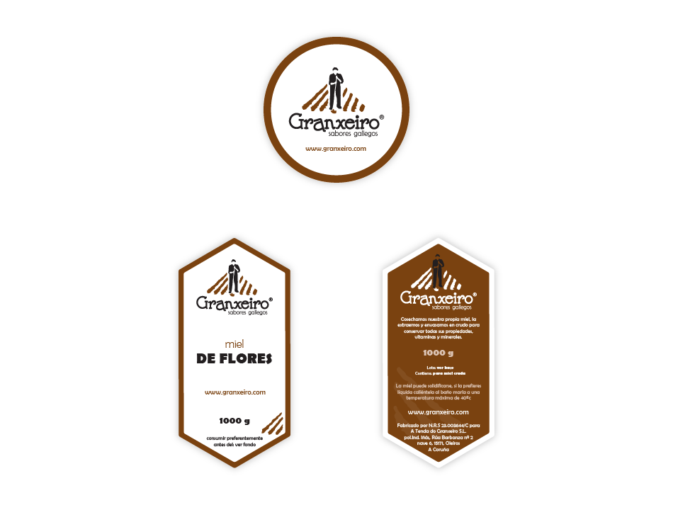 Diseño etiquetas Granxeiro