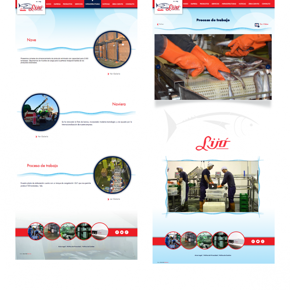 Nueva Web Pescados Hermanos Lijó