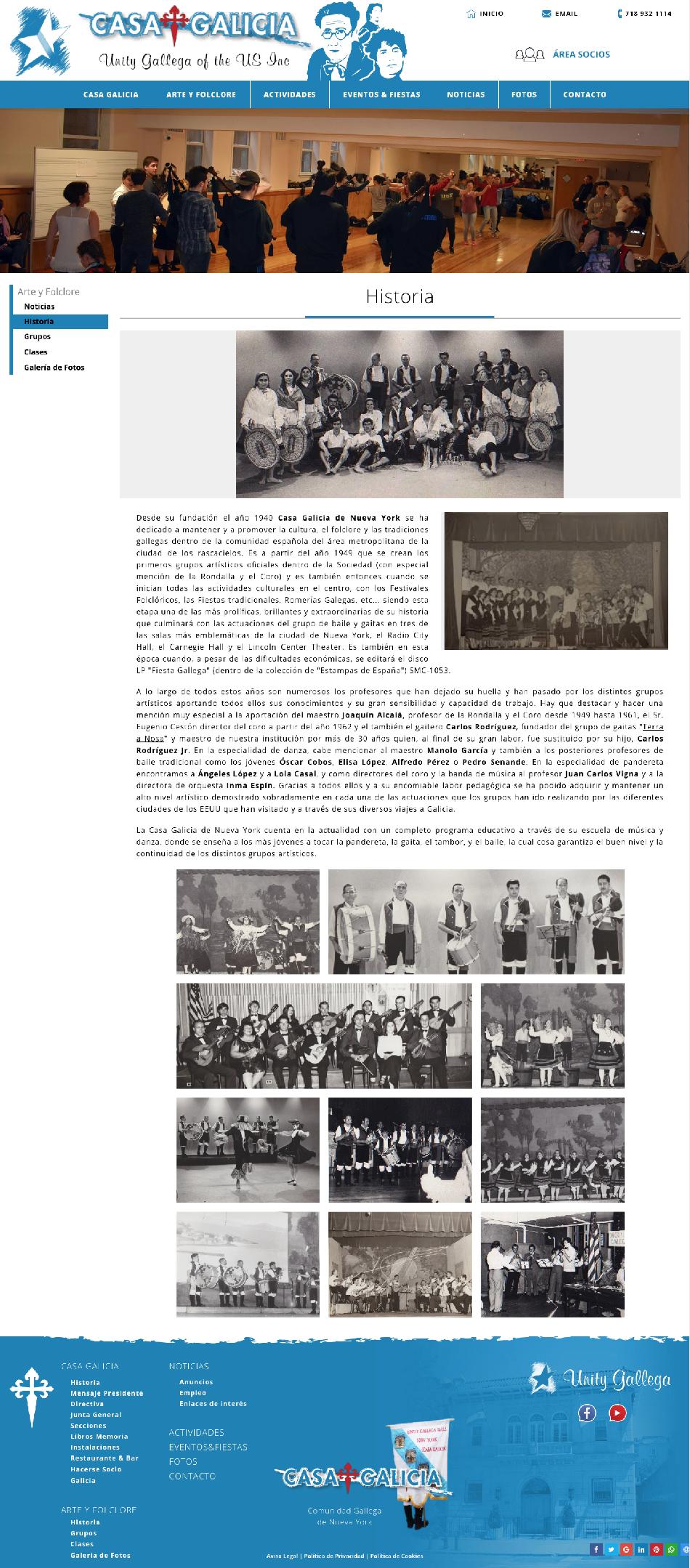 Nueva Web Casa Galicia